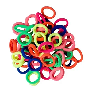 Pacote de Elásticos para Cabelo Sortido