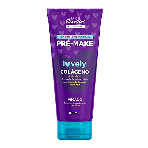 Sabonete Facial Lovely Pré-Make COLÁGENO - Face Beautiful