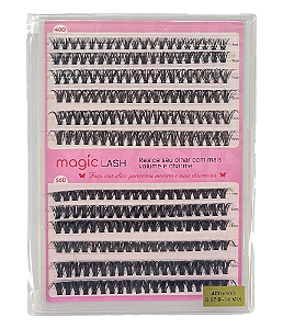 Cartela de Cílios Tufo sem Nó 40P + 50P 0.07D (No. 00116) - Magic Lash