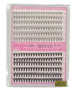 Cartela de Cílios Tufo sem Nó 10P + 20P 0.07D (No. 00114) - Magic Lash