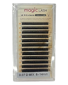 Cílios W Volume Egípcio Duplo 0.07D Mix (1863) - Magic Lash