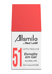 Esmalte em Gel All Smile 51 - Real Love
