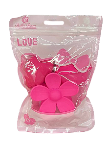 Kit com 2 Esponjas + Presilha de Cabelo (61481) - Bella Rosa