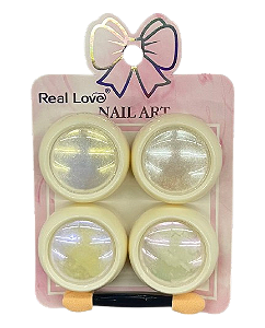 Kit Asa de Borboleta com 4 Unidades GOS72 - Real Love