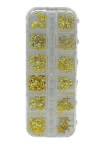 Enfeite Cruz + Estrela DOURADO