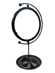 Espelho de Mesa Redondo Preto A1571