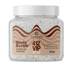 Esfoliante Corporal 300g 412 Vip Rosé - Cap Life