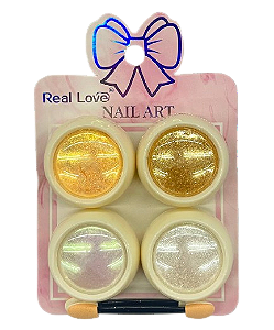 Kit Asa de Borboleta com 4 Unidades GOS203 - Real Love