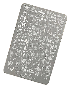 Placa de Carimbo BW014 (4249) - Mr Nail
