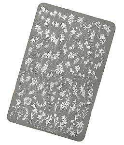 Placa de Carimbo BW015 (4250) - Mr Nail