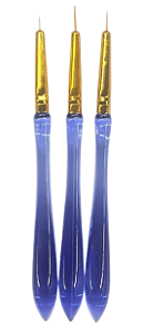 Kit com 3 Pincéis para Desenho PU36/PU43 - Dafu