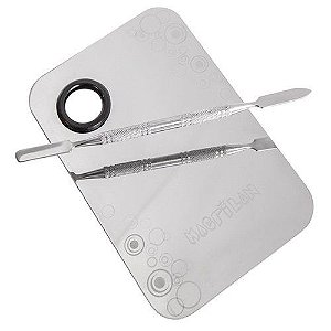 Kit Placa e Espátula para Maquiagem AC-03 - Macrilan