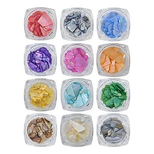Pedras Madrepérola para Encapsulamento (Cores Variadas)