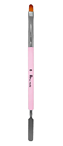 Pincel Espátula 2 em 1 - FN Fan Nails