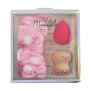 Kit de Maquiagem e Limpeza Facial - Mandala