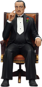 SD Toys The Godfather PVC Movie Icons Don Vito Corleone Statue 15