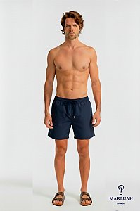 SHORT AGUA LISO AZUL MARINHO