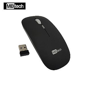 Mouse Óptico Usb Sem Fio Recarregável