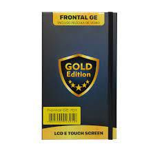 Frontal Samsung A01F Com Aro Original Preto Gold Edition GE-716