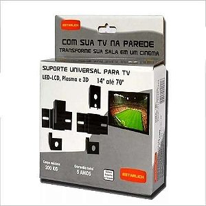 Suporte universal para TV LED-LCD, PLASMA E 3D DE 10" ATÉ 100"