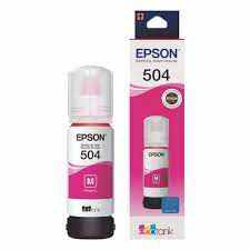 REFIL DE TINTA EPSON PARA IMPRESSORA ECOTANK 504 MAGENTA 70ML