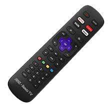 Controle Remoto para smart TV LED AOC Roku TV com Netflix/gogleplay/dazn/deezer