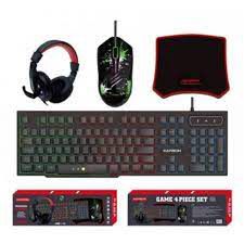 Kit Gamer 4in1Teclado/Mouse Ópitico/MousePad/HeadPhone