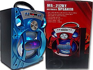 Caixa De Som MS-217BT Bluetooth /sd/usb