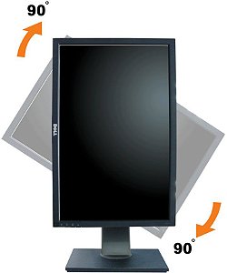 Monitor 20" Semi novo Com ajuste de altura e Giro 90°