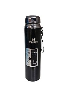 Garrafa Térmica Inox 1 Litro Com Visor de Temperatura