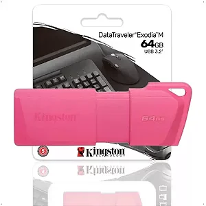 Pendrive Kingston Datatraveler Exodia 64 gb Usb 3.2 Colors