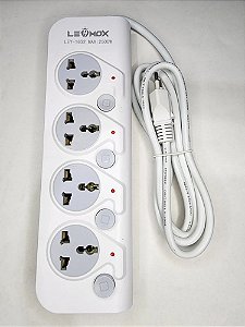 extencao tomata com 4 entrada Universal LEY-1632