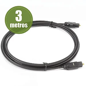 CABO OPTICO PRATA COM 3 METROS