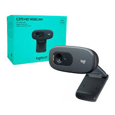 Webcam Hd Com Microfone Embutido C270 Logitech Cor Preto