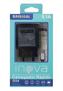 Carregador Turbo Inova In-g54 5.1a - 2 Usb