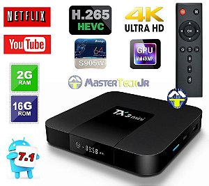 Tv Box 4k 2gb Ram 16gb Rom TX3 bluetooth