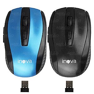 Mouse sem fio Inova