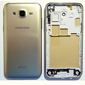 Carcaça Samsung J500 Dourada