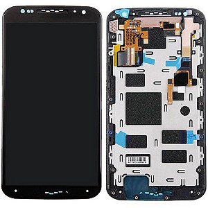 Frontal Motorola Moto X2 Com Aro Preto Versão Andr.6.0