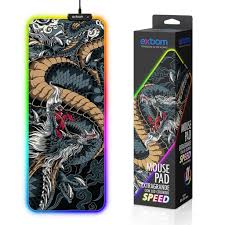 Mouse pad com borda de LED RGB 12cores EXBOM 800/300/4 mm
