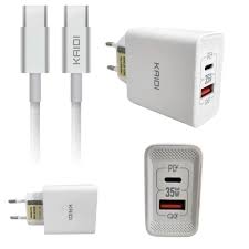 Carregador De Parede Kdpan Turbo Tipo C X Tipo C 35w - Kn-671cc