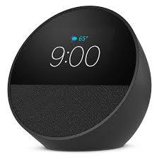 Echo Spot Amazon - Smart Alarm Speaker Com Alexa Cor:Preto