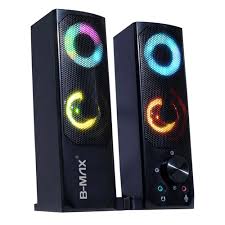 CAIXA DE SOM PARA COMPUTADOR 6W RGB BMAX BM-S209