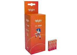TUBO DE PILHAS COMUM PALITO AAA ELGIN 10X4 40 PILHAS