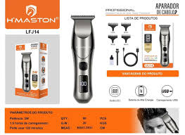 Maquina Barbeador De Cabelo Profissional Visor —HMASTON