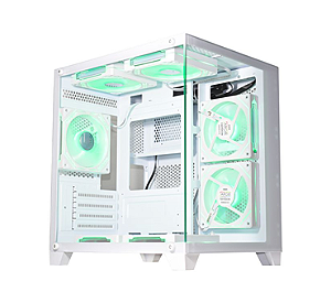GABINETE GAMER K-MEX AQUÁRIO MICRO III M.0305 BRANCO