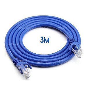 Cabo De Rede 3 Metros Blindado Com Proteção