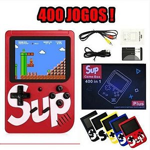 Vídeo Game Portátil 400 Jogos Internos Mini Game Sup Retro