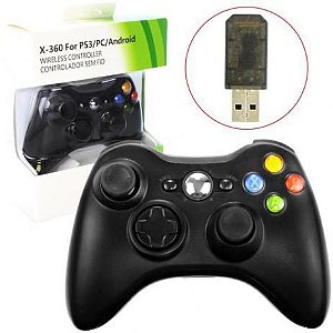 Controle Sem Fio 4 in 1 xbox 360/ps3/pc/tv box
