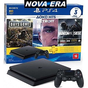 Console Ps4 Playstation 4 Slim 1tb 3 Jogos